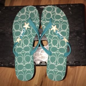 Coach Starfish Flip Flops